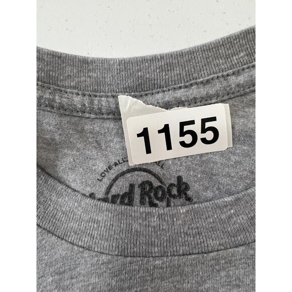 Hard Rock Cafe T Shirt Legendary Made in Hollywood Burger Gray Soft Adult L - Picture 7 of 7